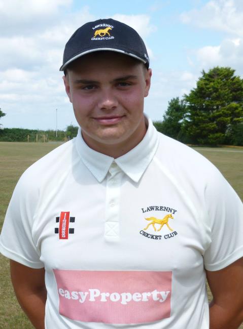Ryan Morton - brilliantly took four wickets for Lawrenny