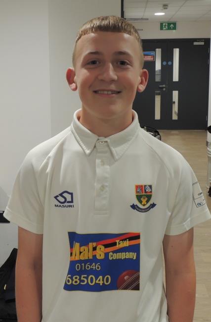 Rhys Daley - the youngster was run out for 10 for the County
