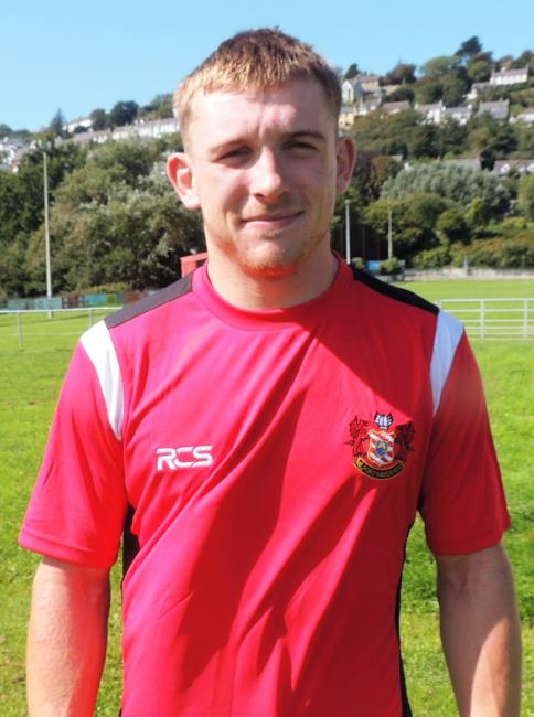 Ieuan Davies -another try for The  lively Milford flanker