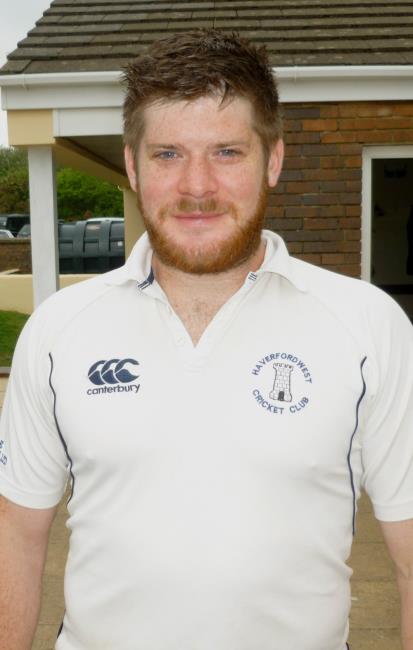 Adam James - another five wickets for Haverfordwest pace man 