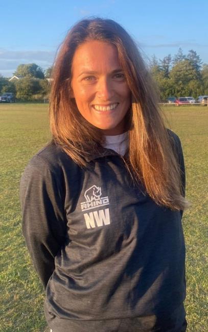 Nia Williams - batted well for Haverfordwest
