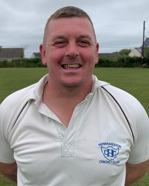 Kristan Bennett - veteran fast bowler and big hitter for Herbrandston