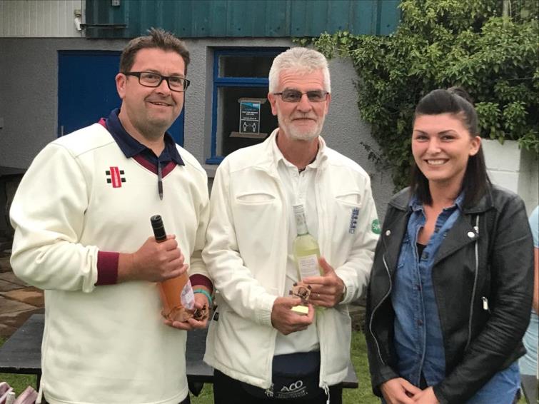  Huw Simkins and Simon Richards with Charlene Morris