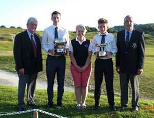 14 year old Luke wins County Golf Championship