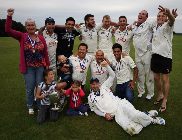 Delighted champions Haverfordwest