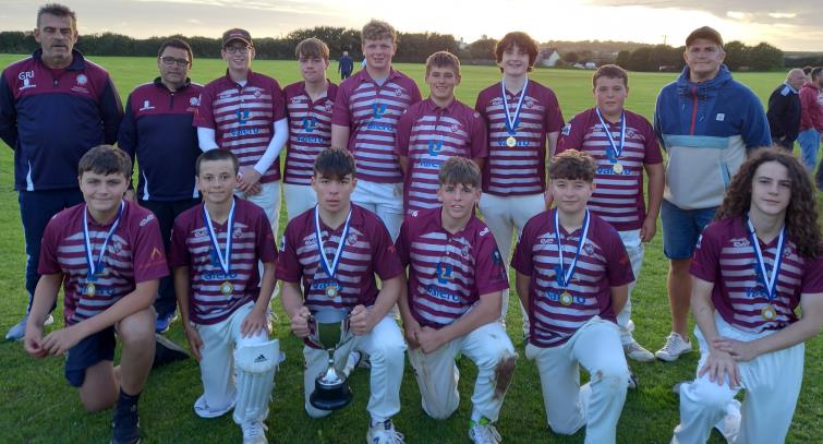Runners up Cressselly Under 15s