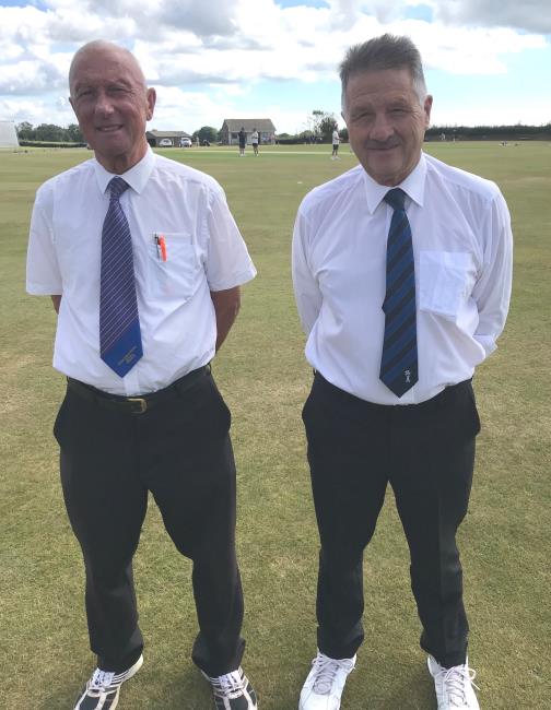 Umpires - Allan Hansen and Glyn Cole