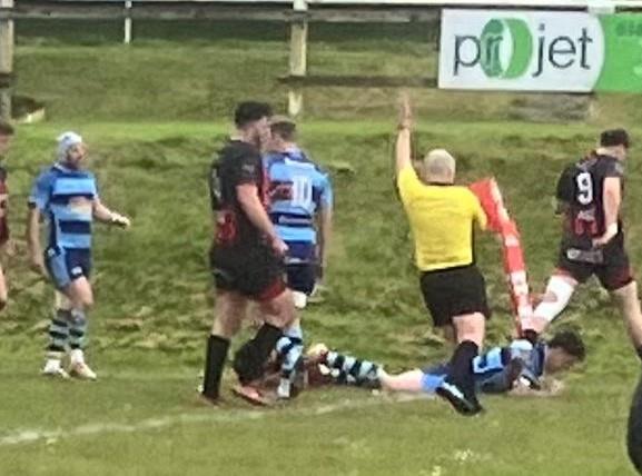 Another try for Narberth for MoM Hedd Nicholas