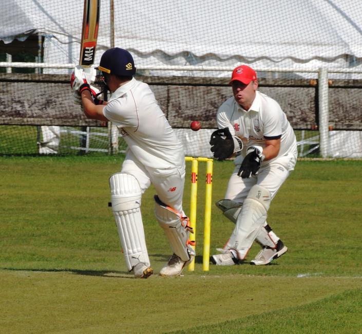 Hundleton keeper David Lockyer in action
