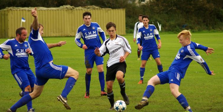 Ben Fawcett scored for Hakin United in their win at Camrose