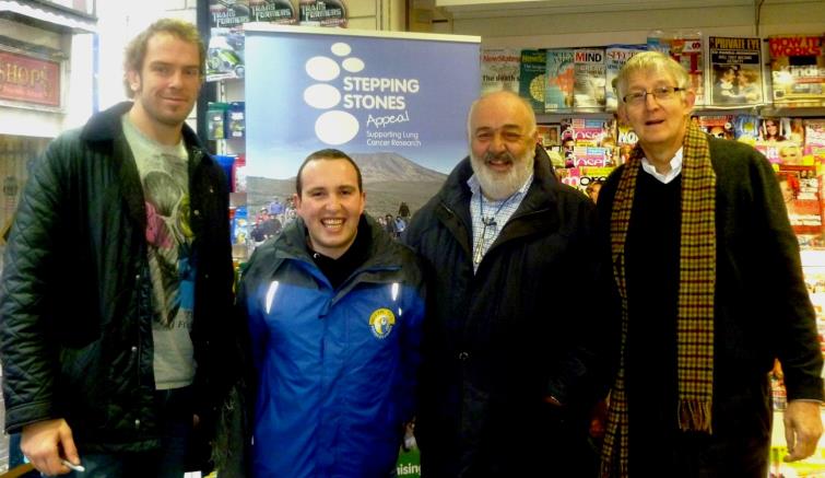 Bill Carne with Alun Wyn Jones