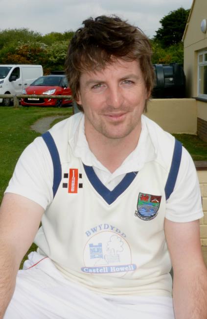 Matthew Davies - four wickets for former Whitland skipper