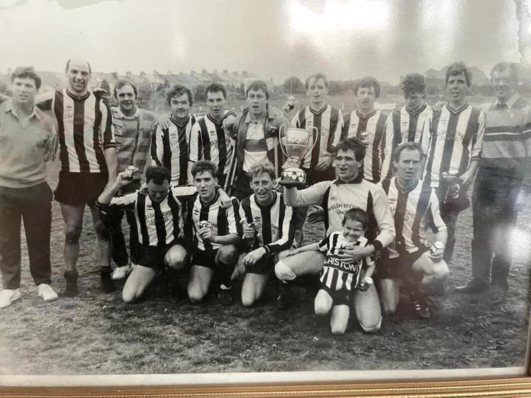 Goodwick United Senior Cup winning side 1987-88