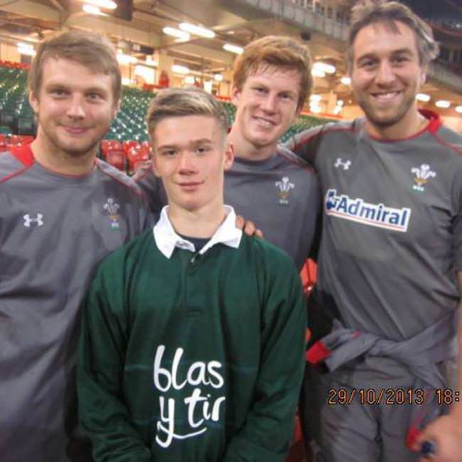 Dan’s doing so well with the Scarlets (West) under 16 squad