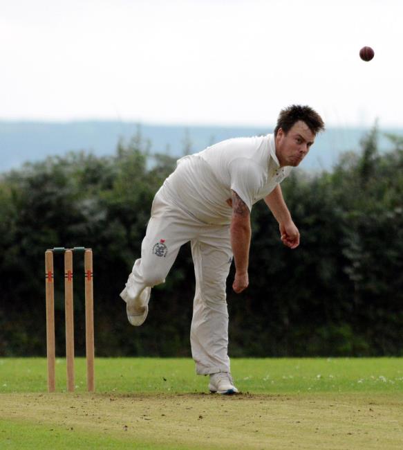 Steve Mills - took two wickets for Llangwm