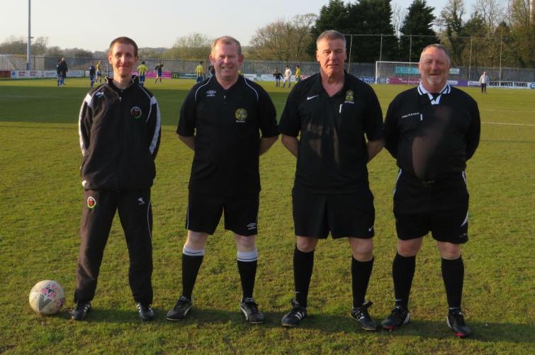 Gareth Elliott, Barry Evans, Bernie Armstrong, and Karl Davies Gareth Elliott, Barry Evans, Bernie Armstrong, and Karl Davies