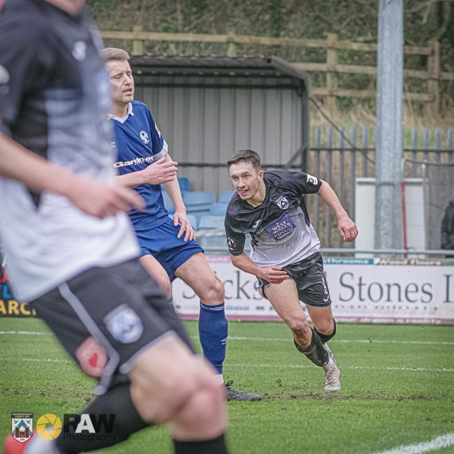 Ben Fawcett bagged the opener for delighted Haverfordwest County