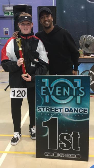 Another win for a delighted Kelci