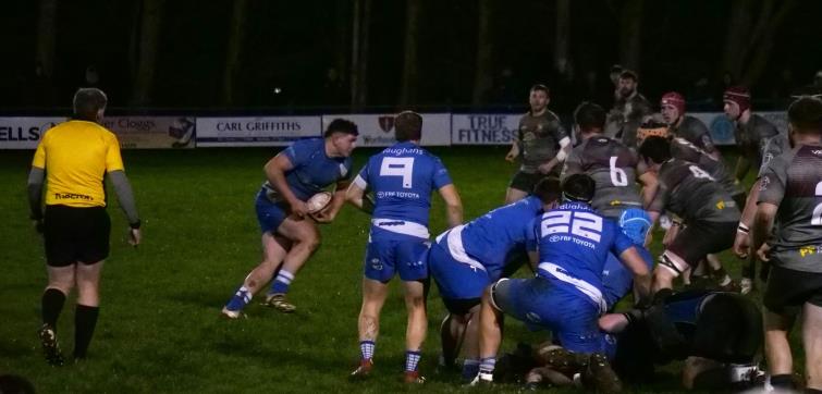Will Blackburn on the charge for Haverfordwest