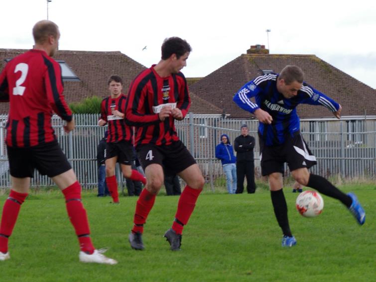 Nicky Woodrow scored a brilliant hat-trick for Hakin United Nicky Woodrow scored a brilliant hat-trick for Hakin United