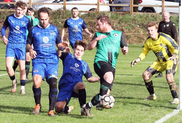 Action from Kilgetty who lost at home against Narberth. Picture Susan McKehon