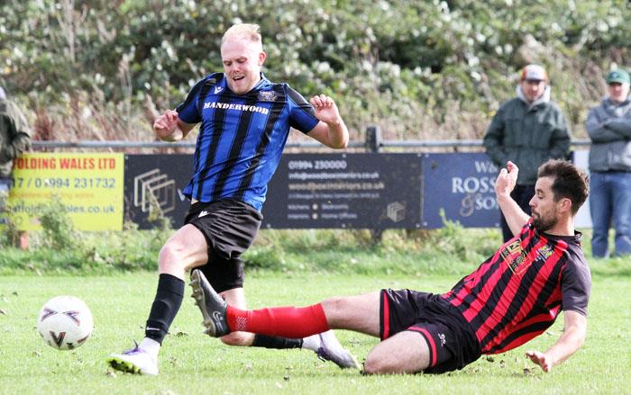 Jack Griffiths scored the opener for Hakin at Tenby. Picture Susan McKehon