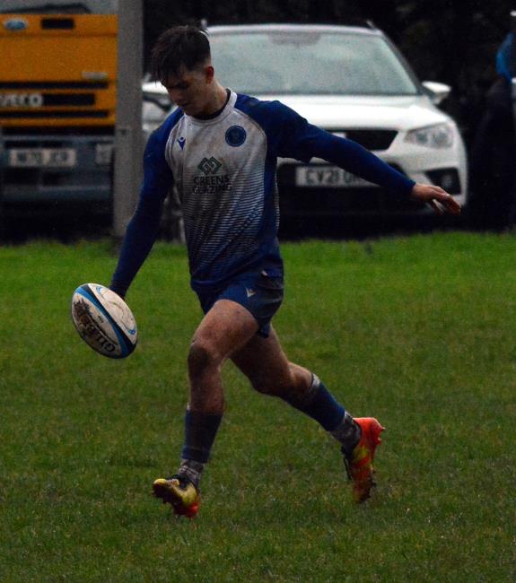 Iestyn Arnold - outside half crossed for a try for Haverfordwest Youth