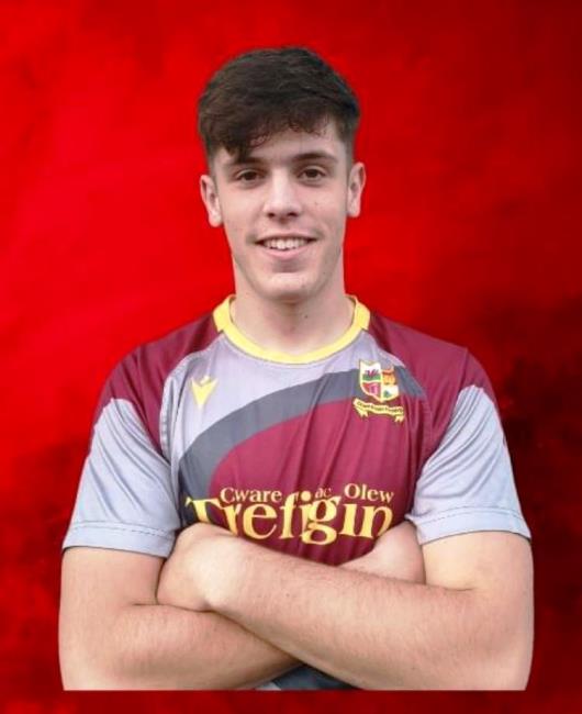 Iestyn Wood - three tries for Crymych Youth
