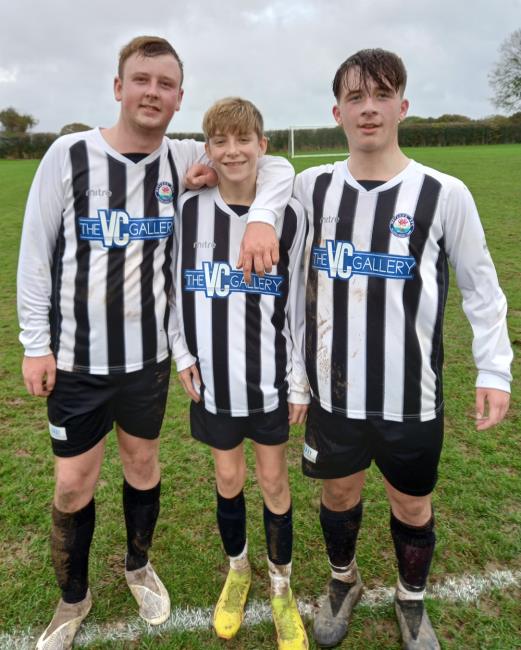 Joe Campodonic, Taylor Collins and young debutant Ellis Ashby Joe Campodonic, Taylor Collins and young debutant Ellis Ashby
