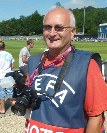 John is a great traveller as a football photographer