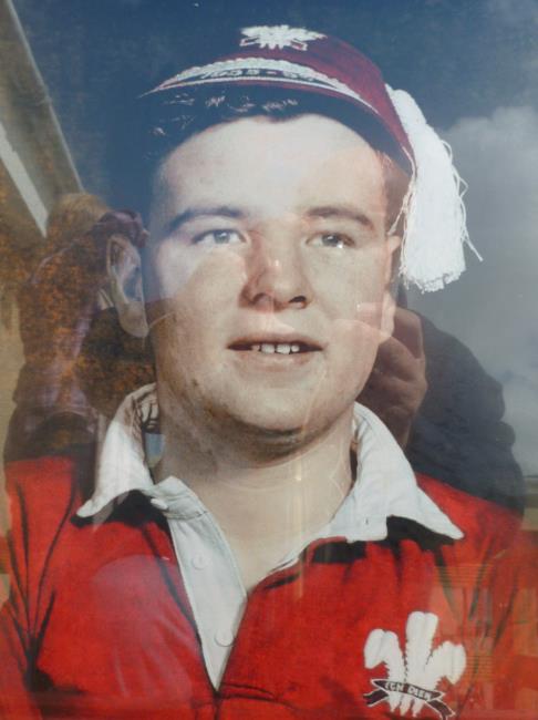 John Brock in Welsh shirt