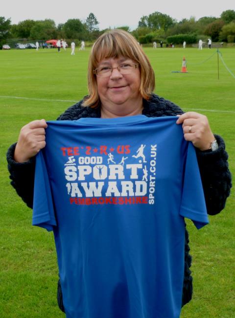 Good sport Janice Webb