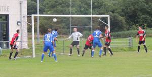 High fives from Bluebirds at Goodwick