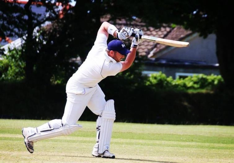 Sam Kurtz - batting well for Fishguard