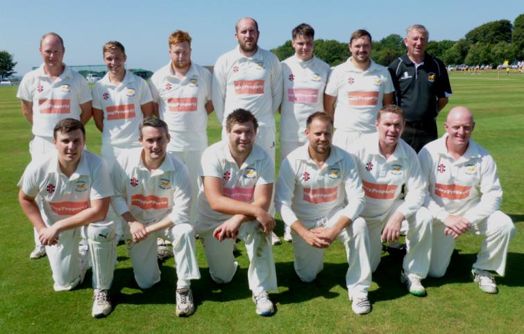 Malcolm with his Lawrenny team