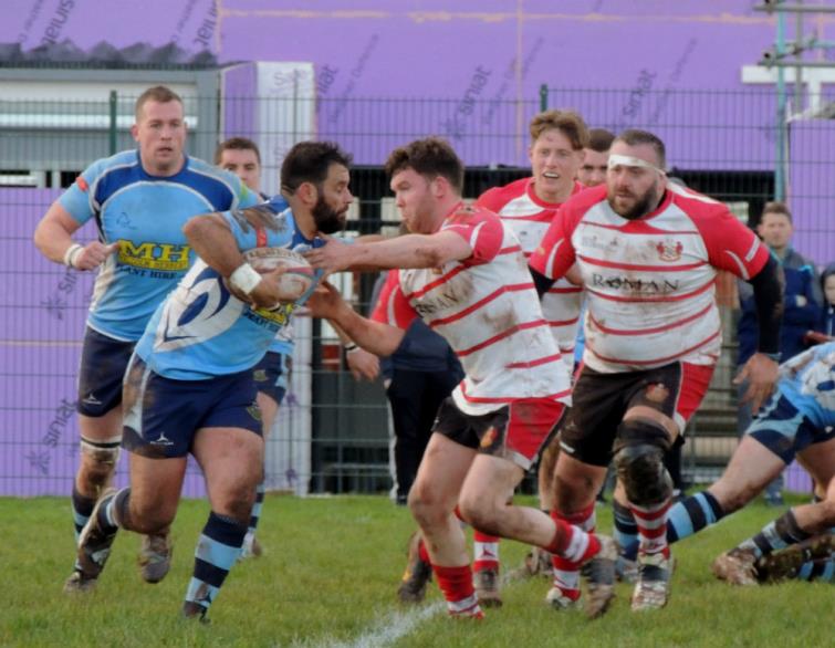 Mike Georgiou on a charge