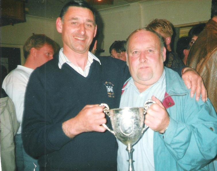 Mike Hughes with Peter Thomas