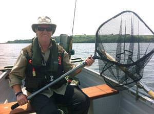 Sandie’s just champion at Fly Fishing!