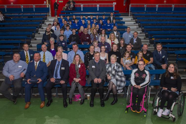 Some of last years winners after the awards ceremony at Folly Farm