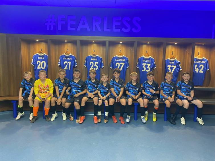 Squad 1 - in the changing room