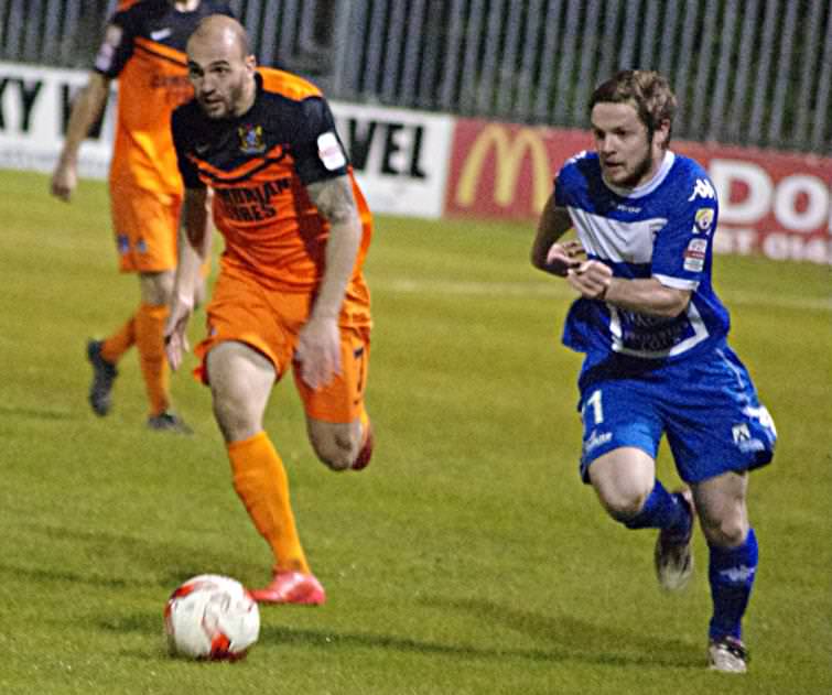 Action pictures from Word Cup clash on Conygar Bridge Meadow