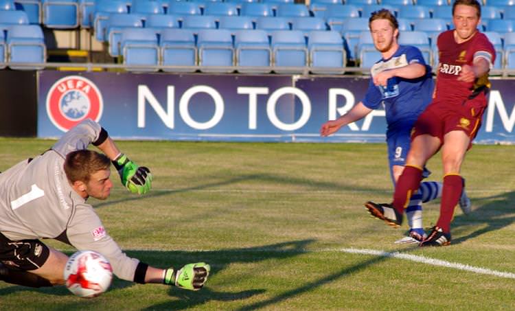   Team from the city give Bluebirds a good workout