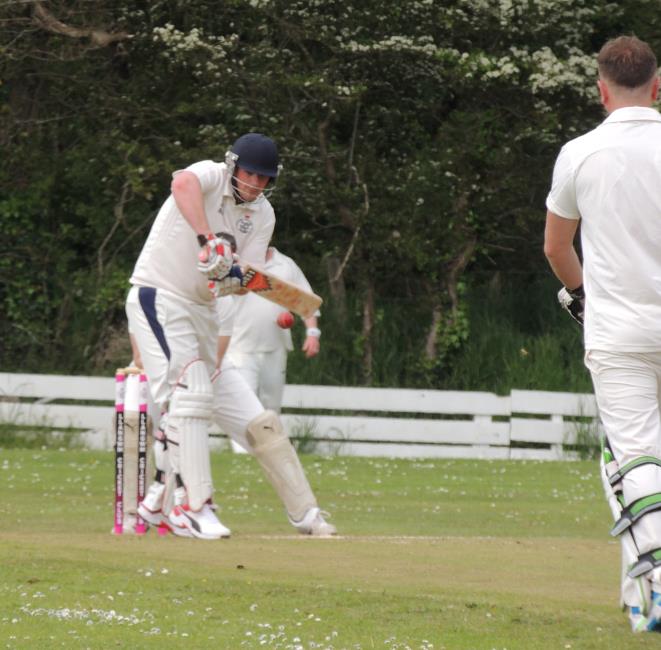 Steve Inward on way to Llangwm hundred