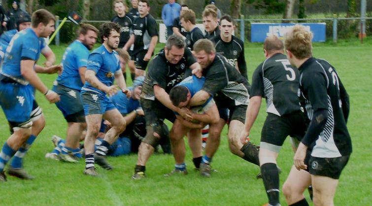 Terry Lovell in the thick of things