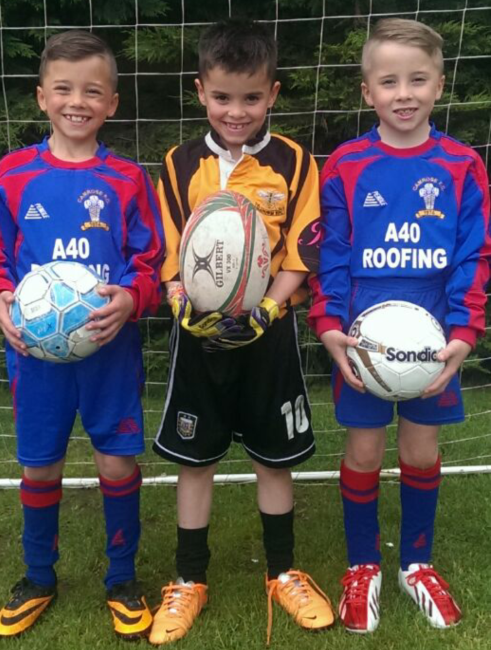 Siso-Rees triplets are fine young footballing prospects