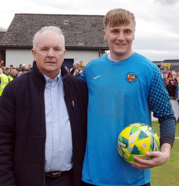 Rhys Mansell man of match with Daisy Picton