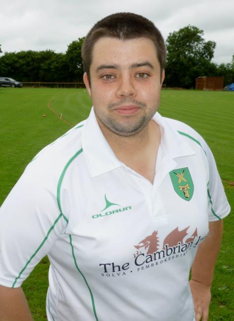 Richard Reed - top score of 64 not out for Llanrhian