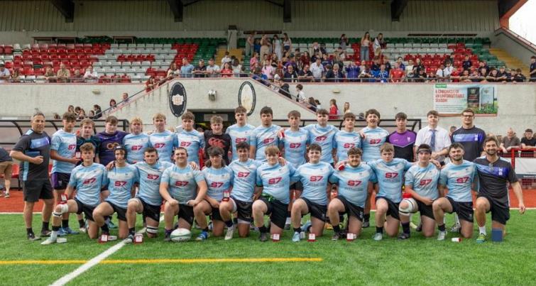 The winning Haverfordwest High team