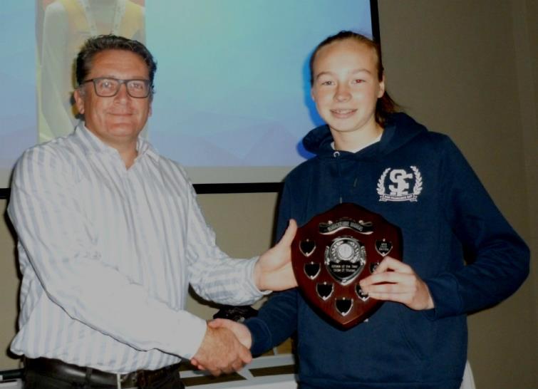 And sister Thea also earns a trophy
