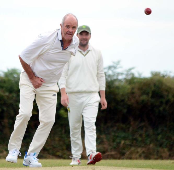 Johnnie Scale led the Burton attack as the 59 year old picked up three wickets. Picture Gordon Thomas